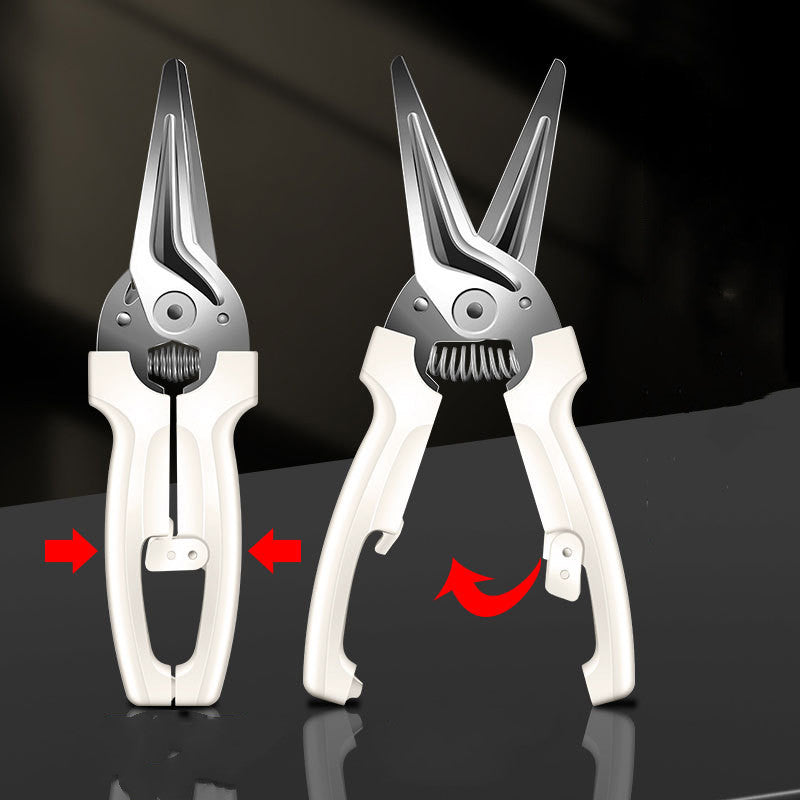 Creative Magnetic Kitchen Scissors with Suction Holder