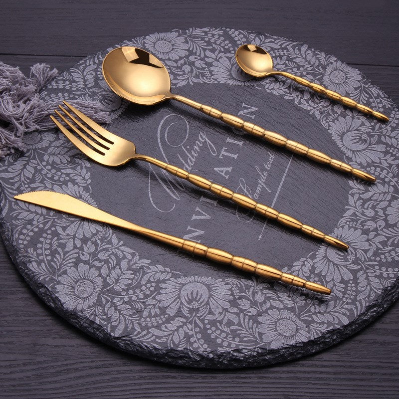 Stainless Steel Western Steak Cutlery Spoon