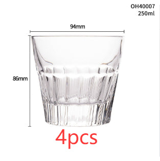 Thick Bottom Crystal Shot Glass for Spirits