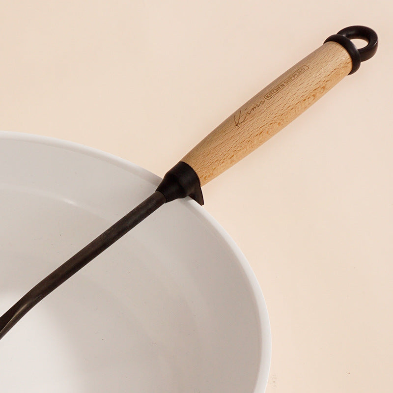 Household Kitchen Wooden Handle Cooking Utensil Set