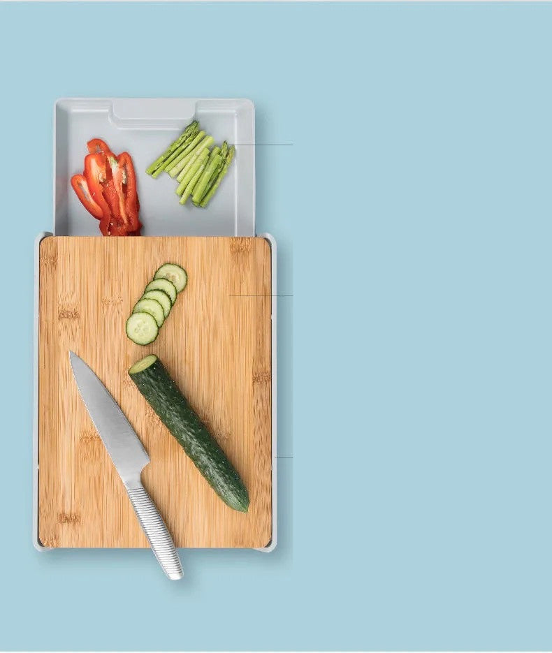 Large Bamboo Cutting Board for Kitchen Use