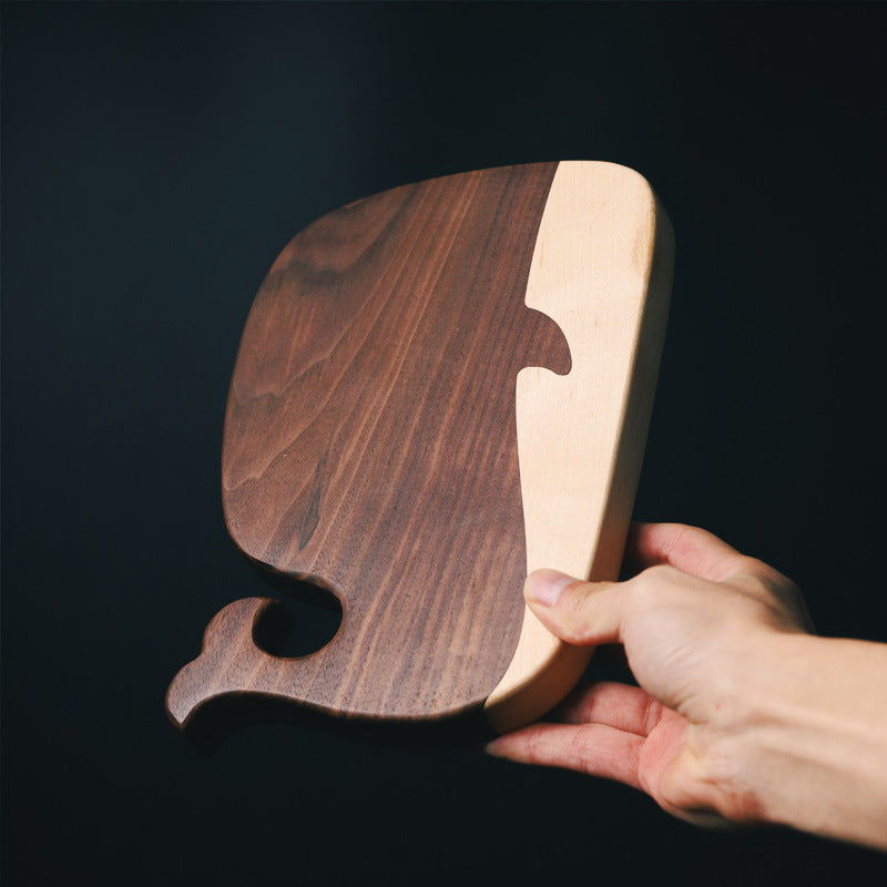 Creative Household Black Walnut Whale Cutting Board