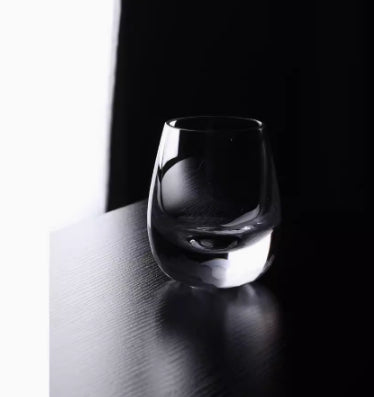 Hand Carved Crystal Glass for Whiskey and Spirits