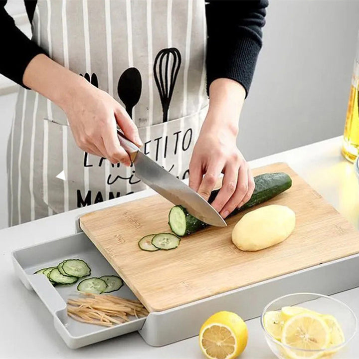 Large Bamboo Cutting Board for Kitchen Use
