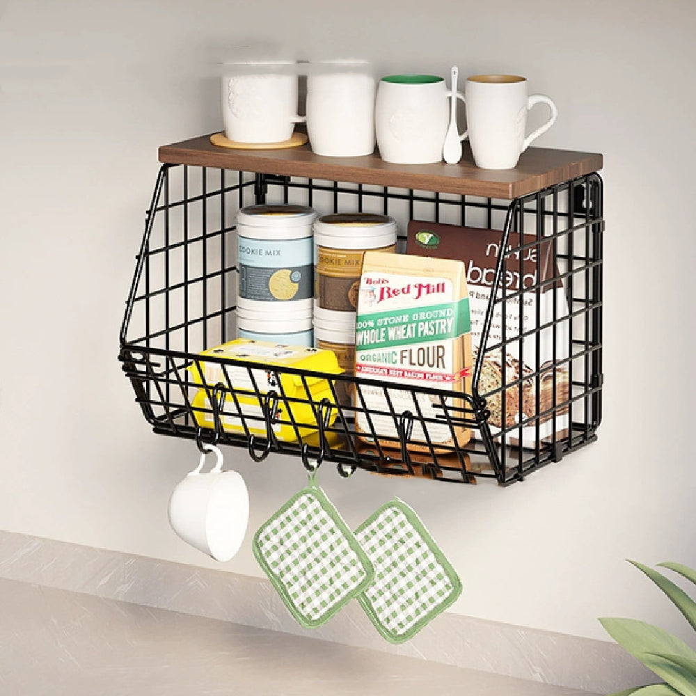 Stylish And Versatile Stackable Iron Storage Rack
