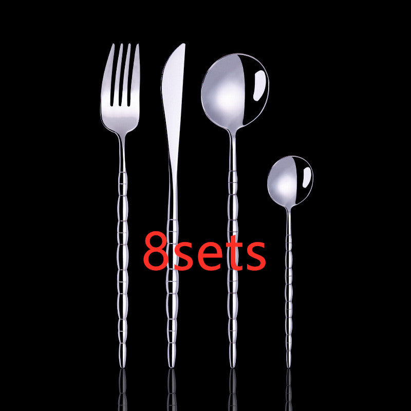Stainless Steel Western Steak Cutlery Spoon