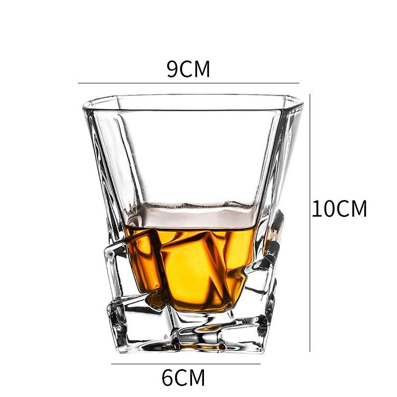 Thickened Crystal Whiskey and Beer Glass Set