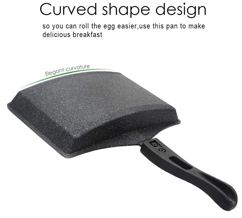 Japanese Tamagoyaki Non-Stick Egg Roll Frying Pan