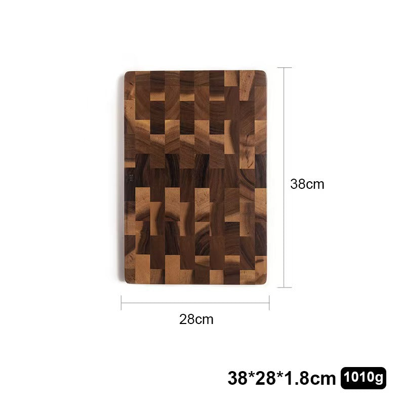 Solid Wood Acacia Grid Cutting Board