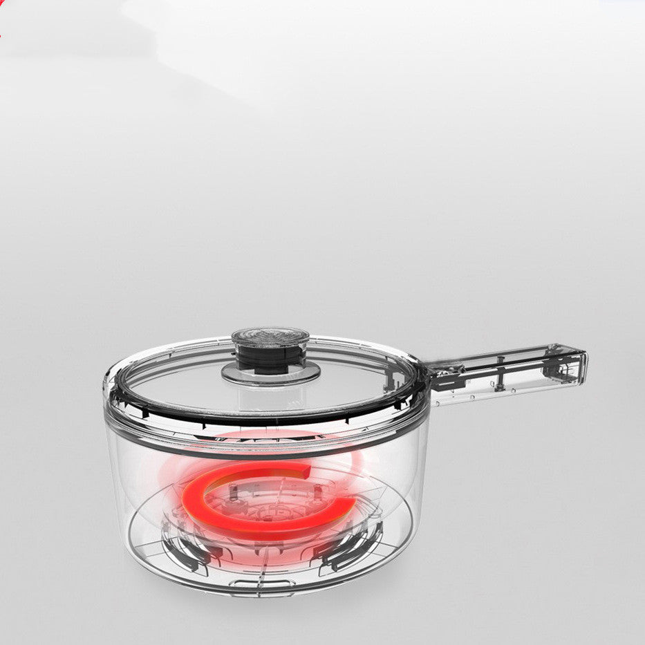 White Electric Cooker Multi Functional Student Noodle Hot Pot