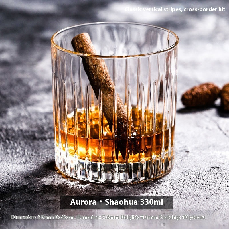 Thickened Crystal Whiskey and Beer Glass Gift Set