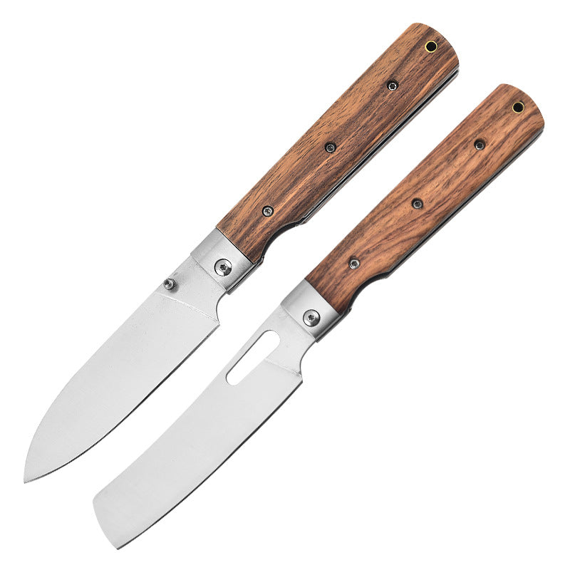 Household Kitchen Knife Set with Bread and Folding Knives