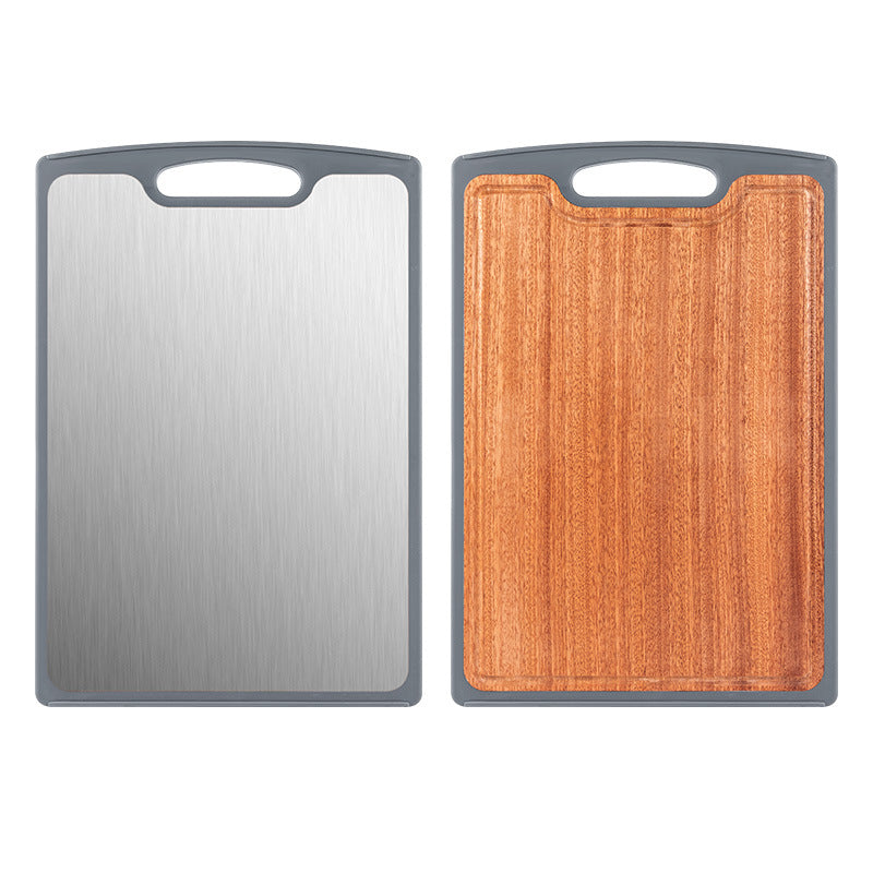 Antibacterial And Mildewproof Stainless Steel Cutting Board Ebony
