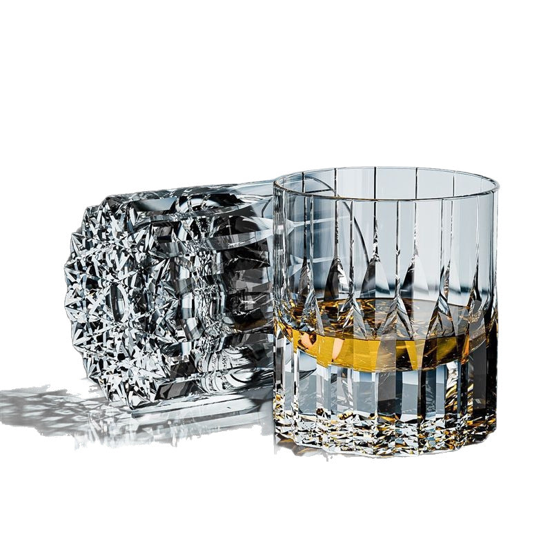 Edo Kiriko Handcrafted Crystal Whiskey Glass Cup