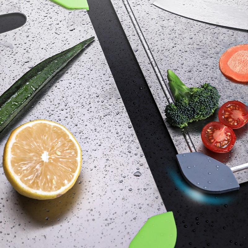 Pure Titanium Thick Household Cutting Board With Groove