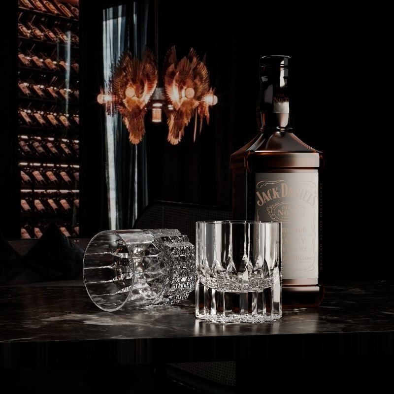 Edo Kiriko Handcrafted Crystal Whiskey Glass Cup