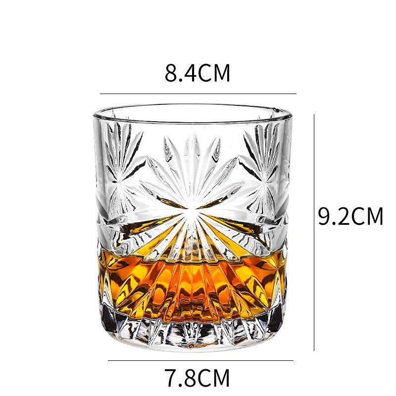 Thickened Crystal Whiskey and Beer Glass Set