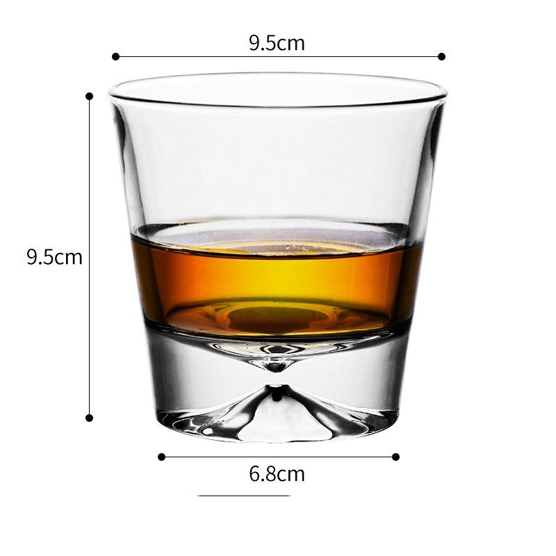Thickened Crystal Whiskey and Beer Glass Set