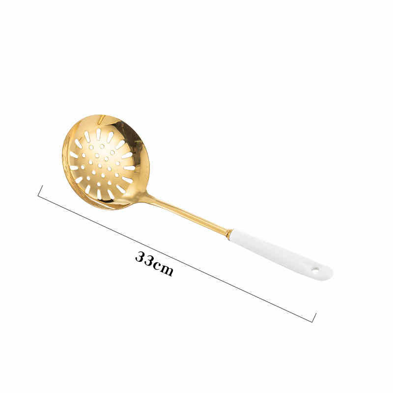 Nordic Stainless Steel Kitchen Spatula with Ceramic Handle