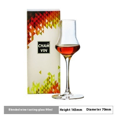 Small Tall Crystal Whiskey Glass for Home Use