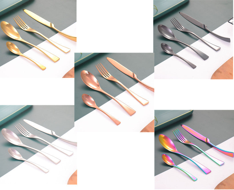 Creative Western Stainless Steel Cutlery Set
