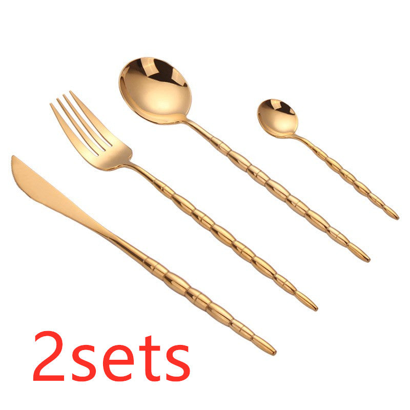 Stainless Steel Western Steak Cutlery Spoon