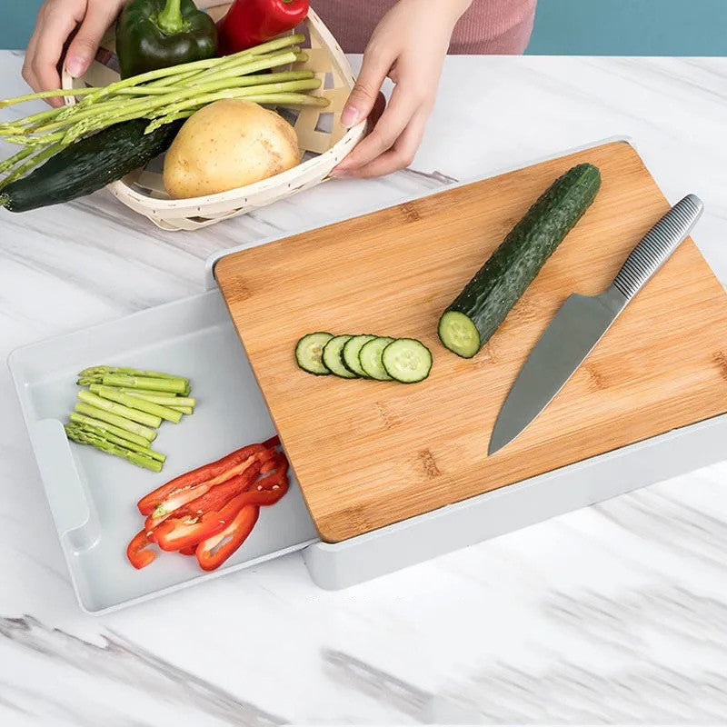 Large Bamboo Cutting Board for Kitchen Use