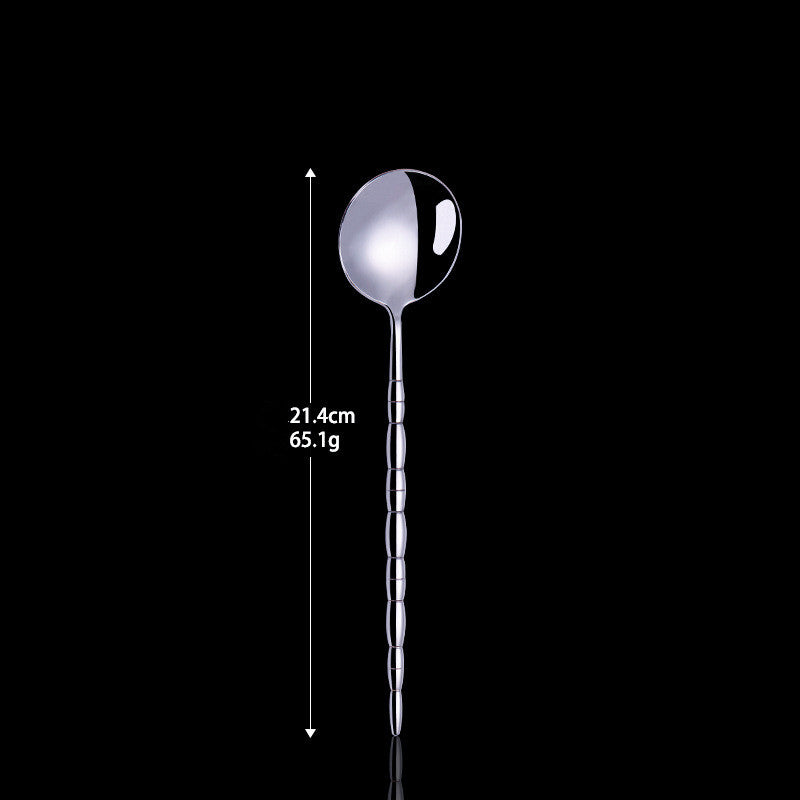 Stainless Steel Western Steak Cutlery Spoon
