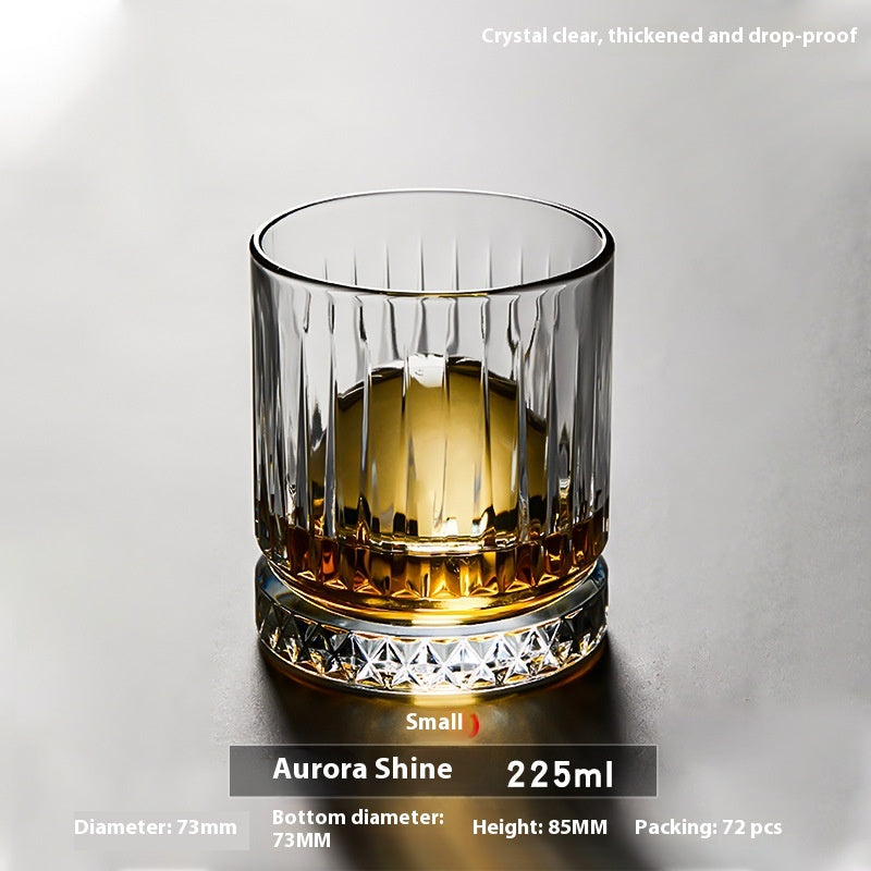Thickened Crystal Whiskey and Beer Glass Gift Set