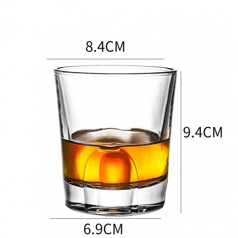 Thickened Crystal Whiskey and Beer Glass Set