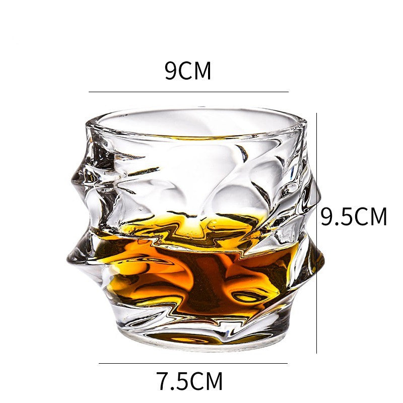 Thickened Crystal Whiskey and Beer Glass Set